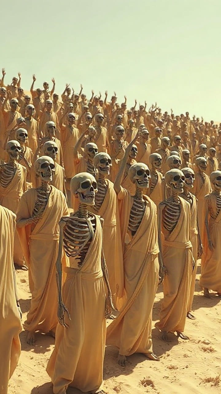 Halloween skeletons